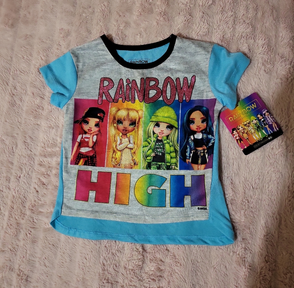 Rainbow Kids' Multicolor Graphic Tee